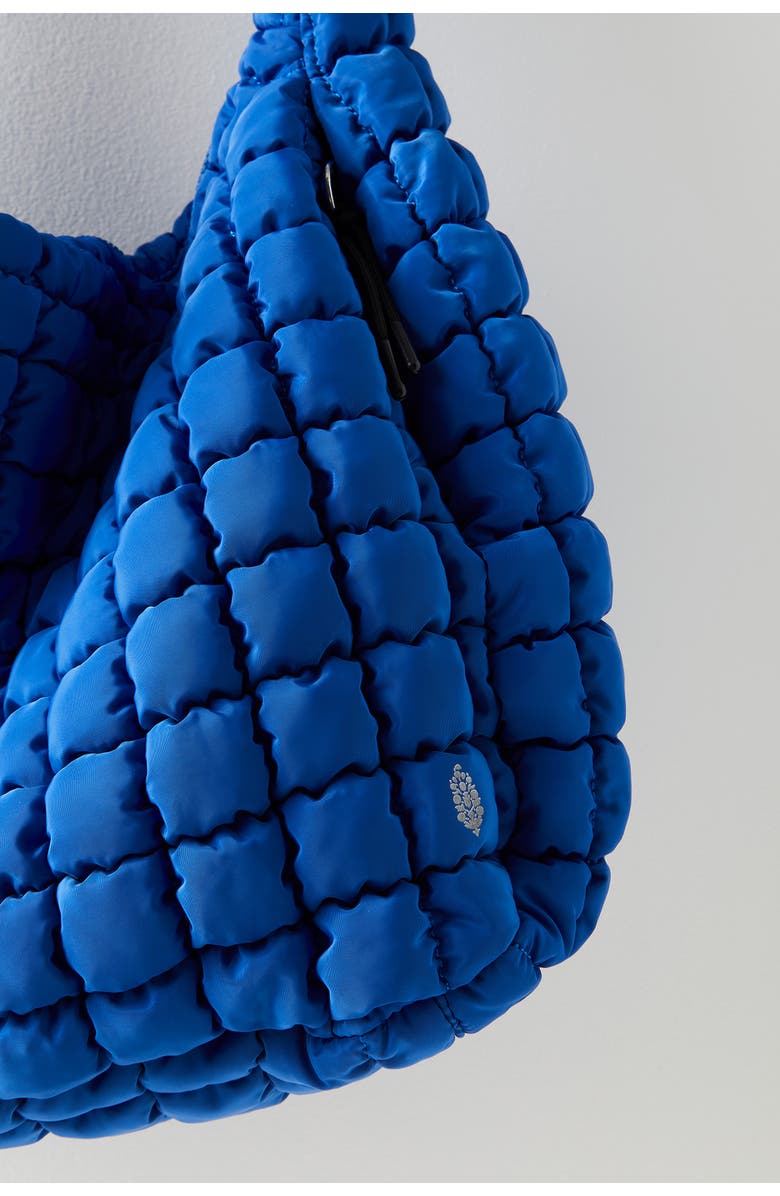Free People FP Movement Quilted Carryall Bag, Alternate, color, Lapis Blue