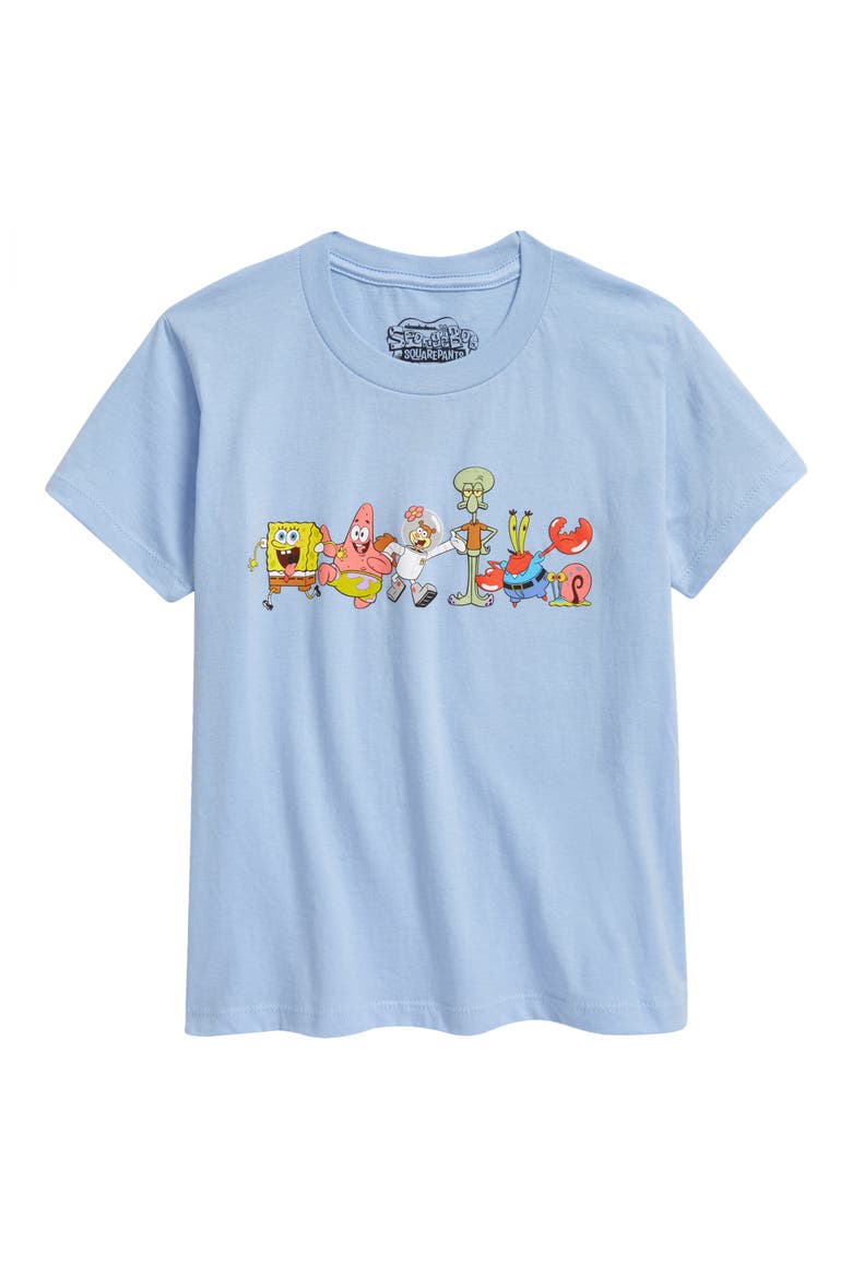 Kids' SpongeBob & Friends Graphic Tee, Main, color, LIGHT BLUE
