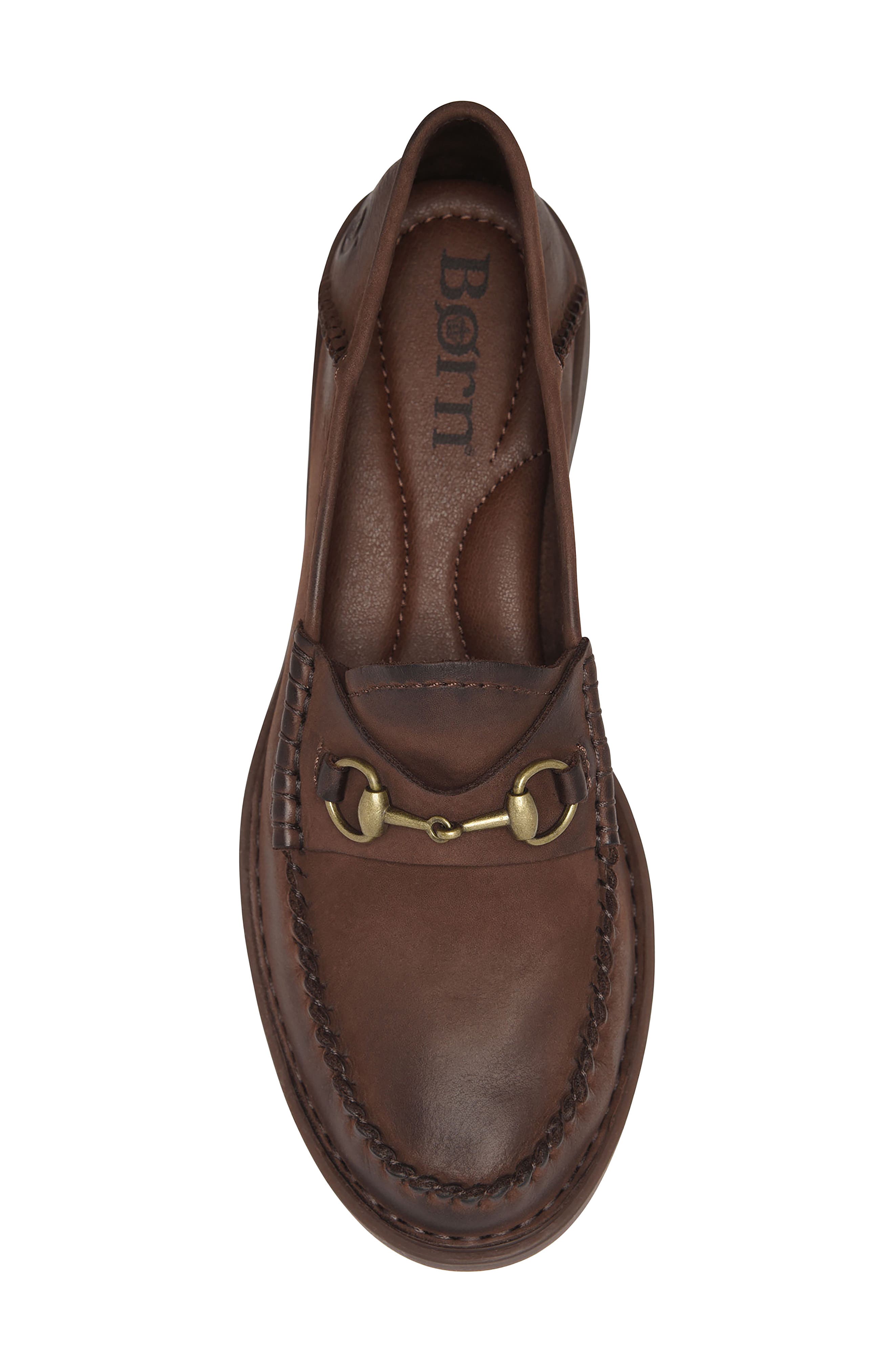 Margo Loafer, Alternate, color, DARK BROWN NUBUCK