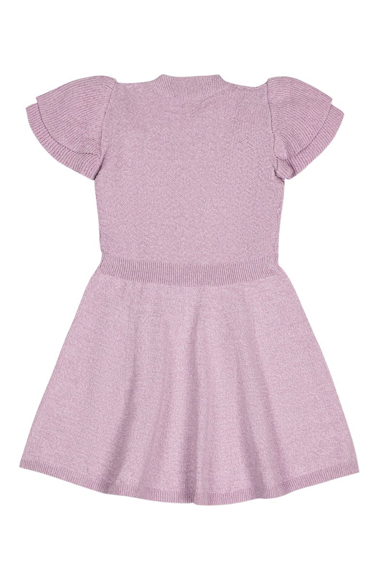 Hope & Henry Girls' Organic Flutter Sleeve Sweater Dress, Toddler, Alternate, color,