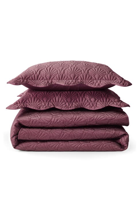 Deco Shells Quilt & Shams Set