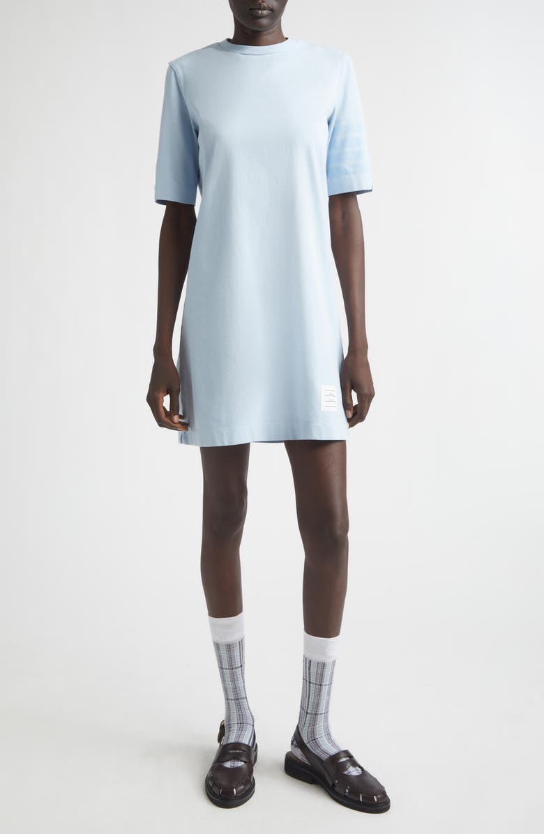 Thom Browne Garment Dye T-Shirt Dress, Main, color, Light Blue