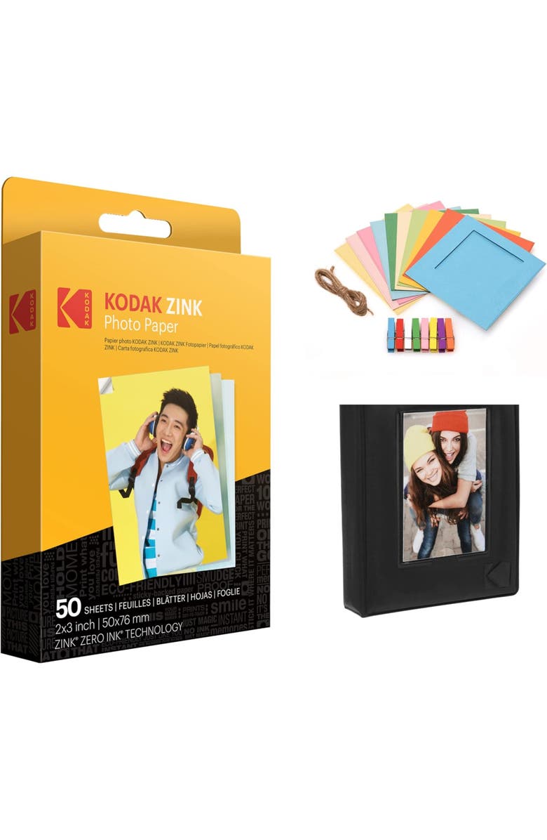 Kodak Zink Photo Paper Bundle 2x3, Main, color, White