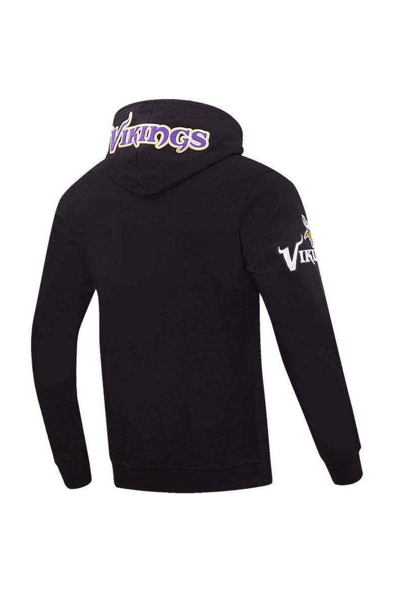 Men's Pro Standard Justin Jefferson Black Minnesota Vikings Player Name & Number Pullover Hoodie, Alternate, color, Black