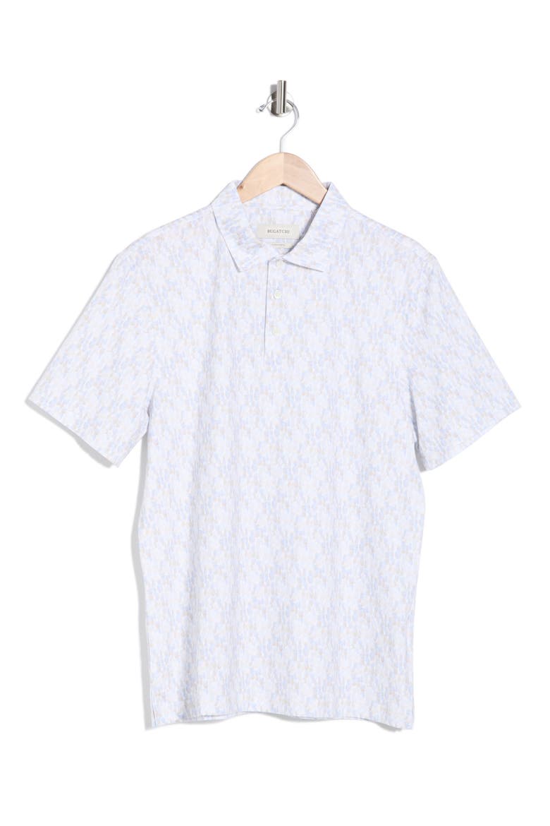 OoohCotton® Knit Polo, Main, color, SKY