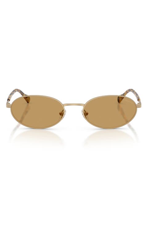 54mm Oval Sunglasses