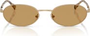 Emporio Armani 54mm Oval Sunglasses