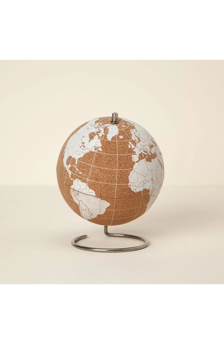 Uncommon Goods World Traveler
s Cork Globe by Suck UK, Alternate, color, 