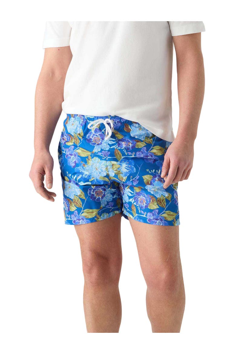 Connery Drawstring Swim Trunk, Main, color, Blue