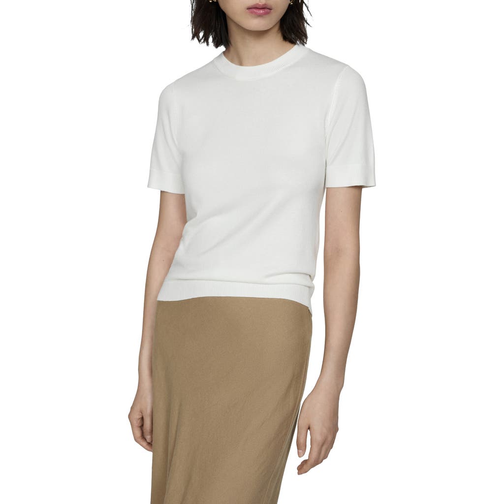 Mango Short Sleeve Sweater
