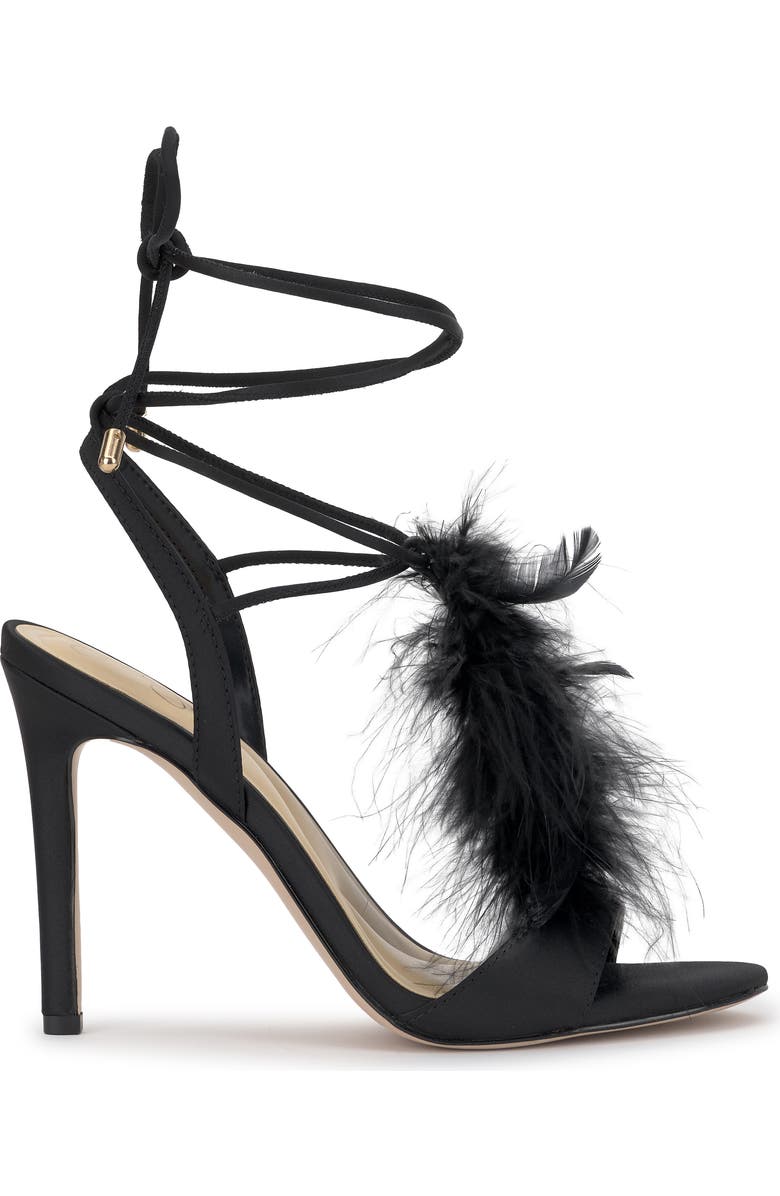 Jessica Simpson Jenzin Ankle Wrap Sandal, Alternate, color, Black