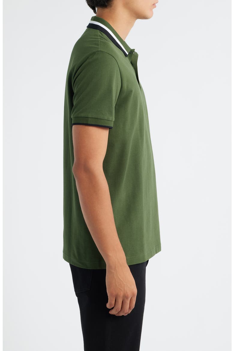 Paddy Tipped Cotton Polo, Alternate, color, OPEN GREEN