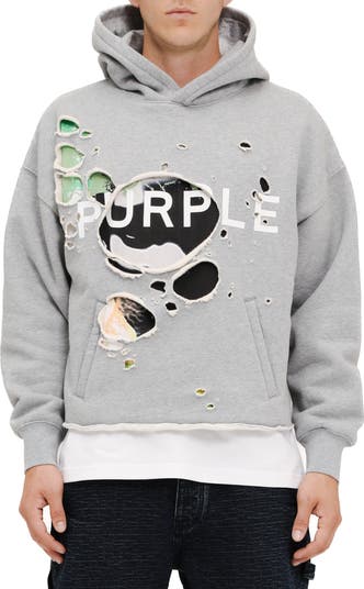 Distressed French Terry Hoodie
