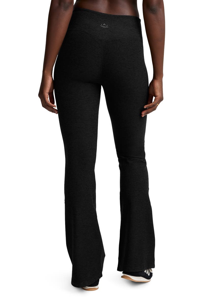 Space Dye High Waist Bootcut Leggings, Alternate, color, DARKEST NIGHT