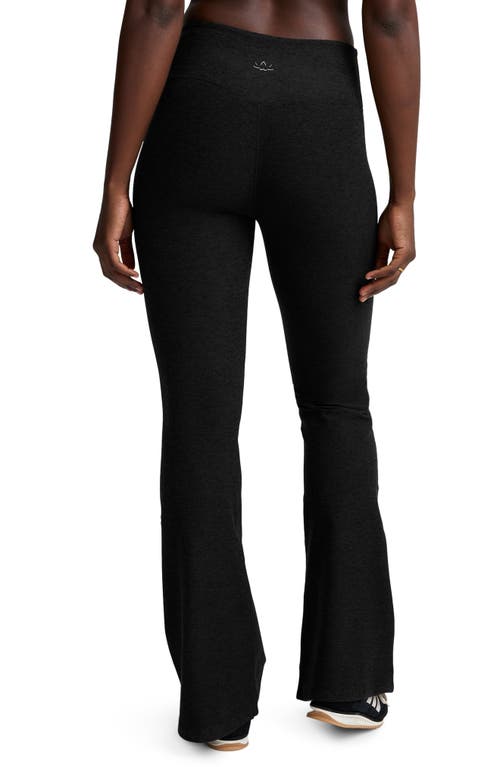 Beyond Yoga Space Dye High Waist Bootcut Leggings In Black