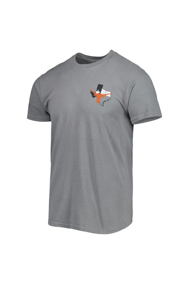 Men's Gray Texas Longhorns Hyperlocal State T-Shirt, Alternate, color, Gray