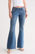 Fade Out Loud Ultra Low Rise Flare Jeans