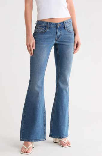 Ultra Low Rise Flare Jeans