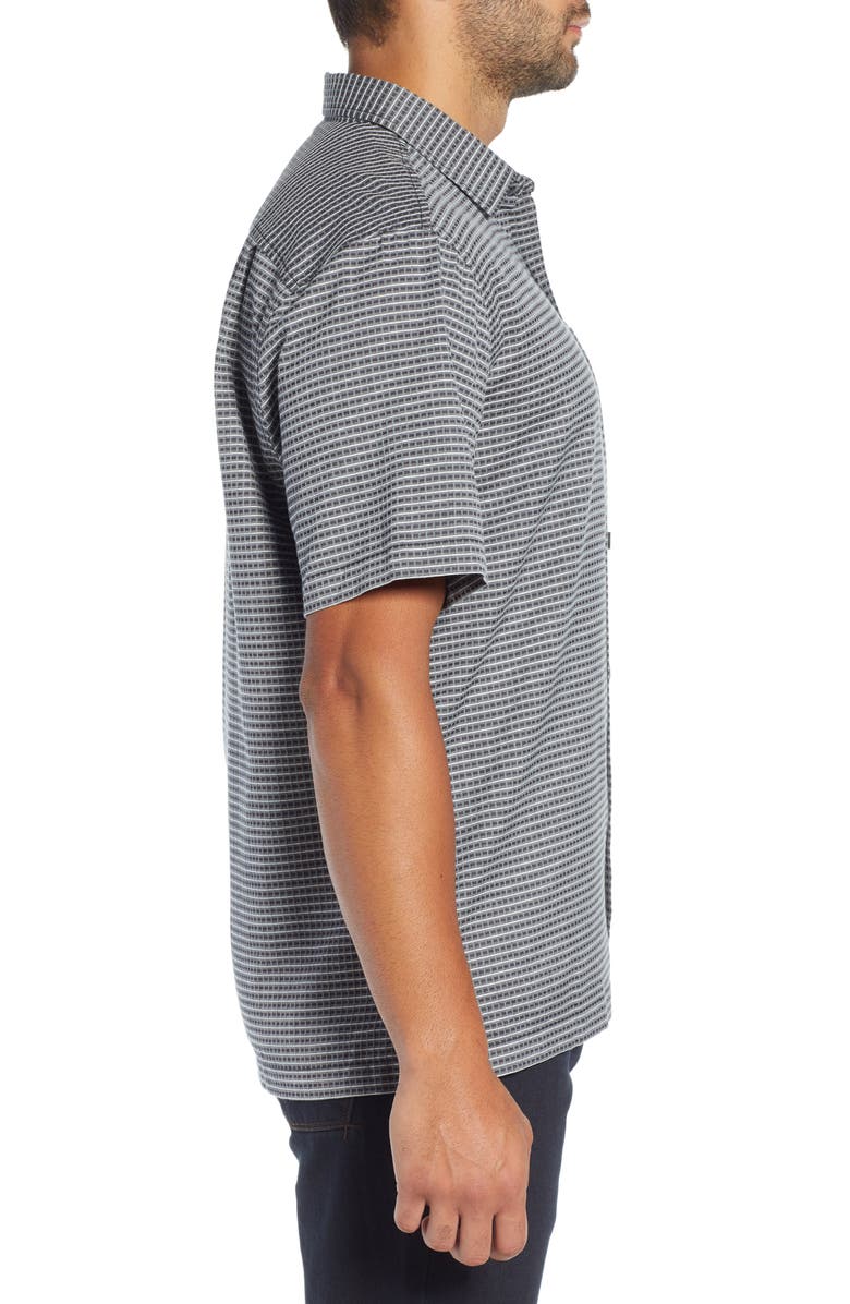 Tommy Bahama Check in the Tropics Silk & Cotton Camp Shirt, Alternate, color,
