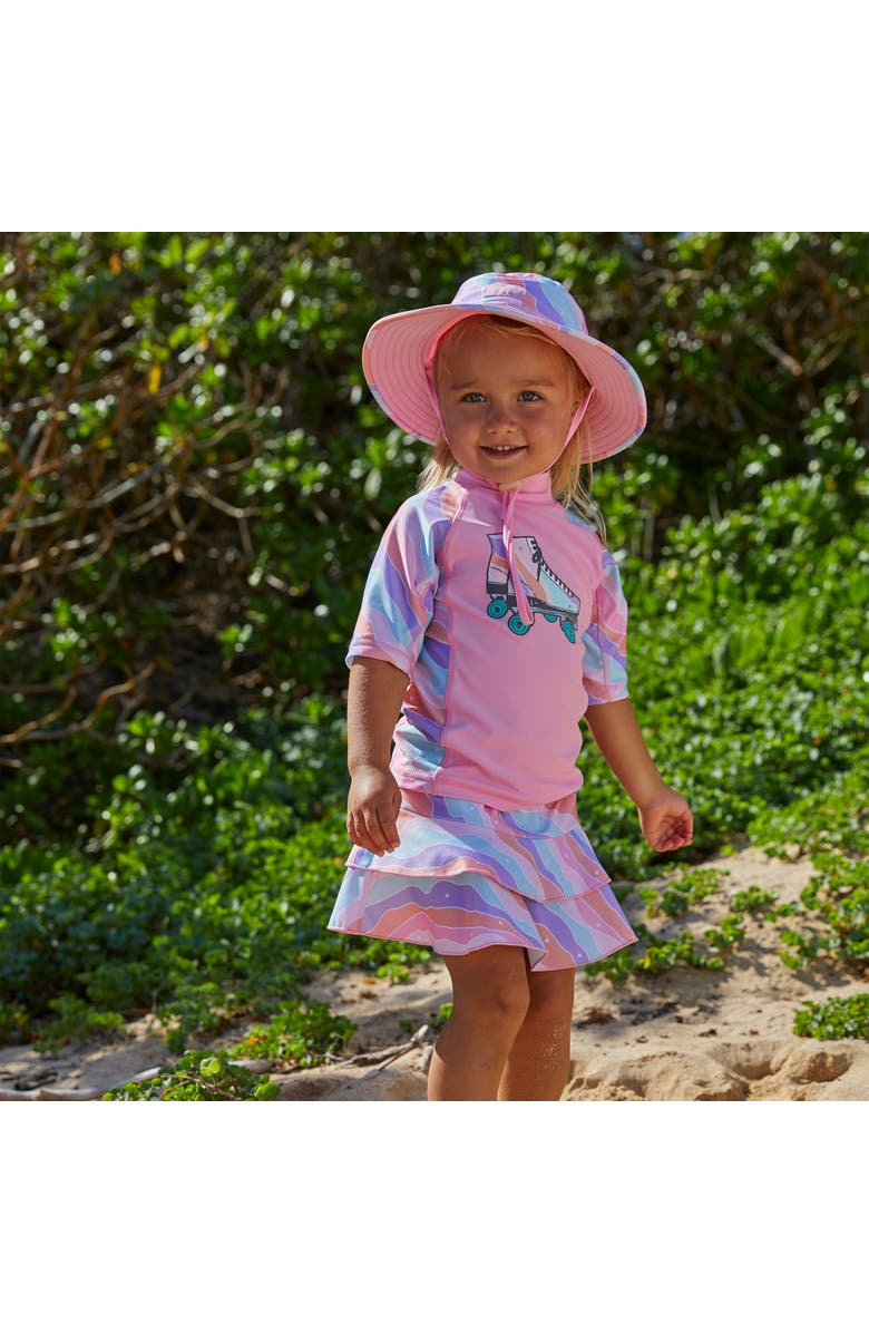 UV Skinz Sunny Swim Skirt, Alternate, color, Oops-A-Daisy