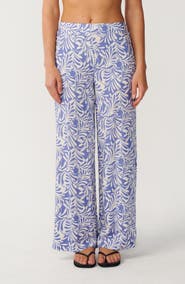 Rip Curl Party Wave Floral Wide Leg Beach Pants