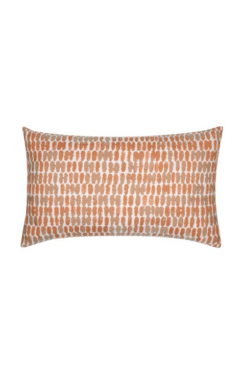 Thumbprint Indoor & Outdoor Woven Accent Pillow