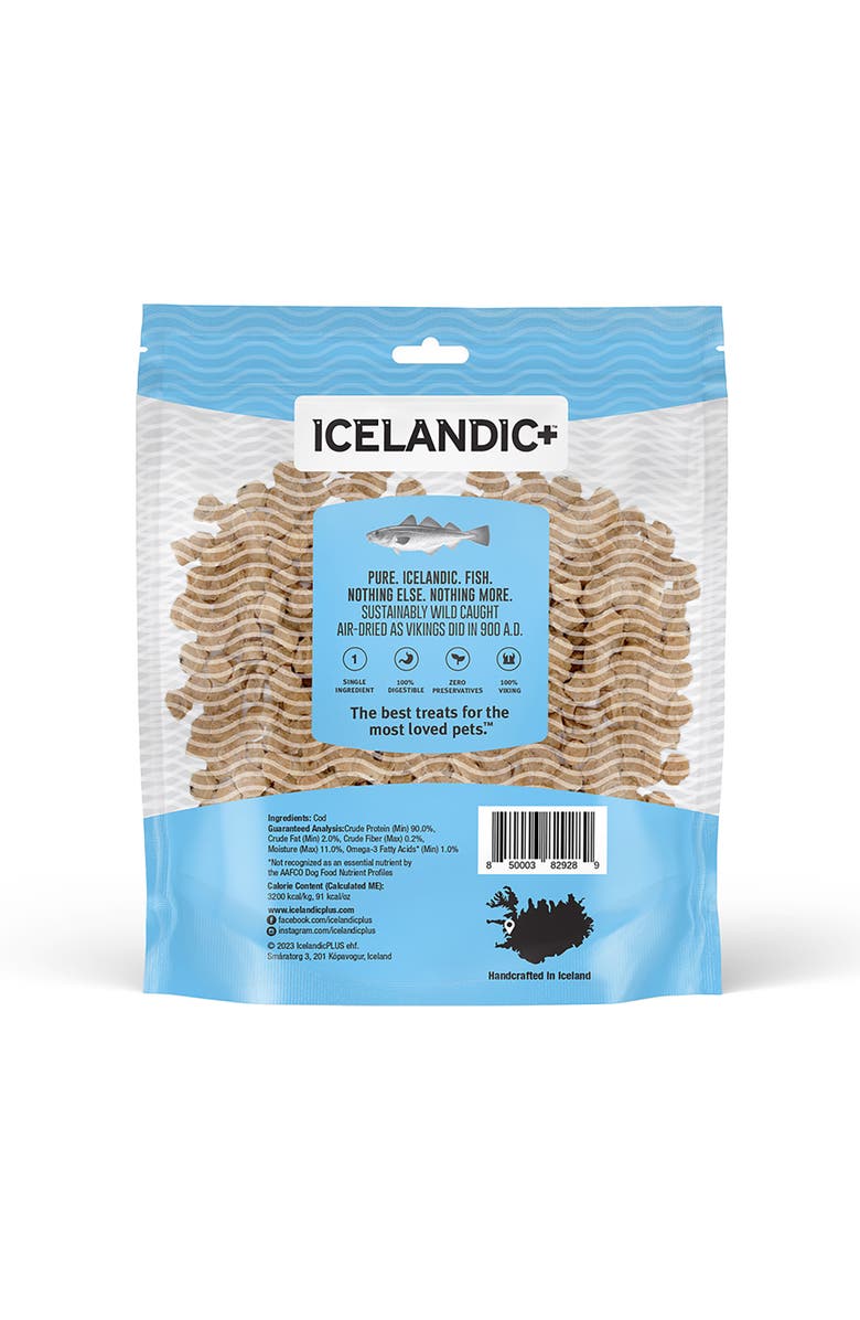 ICELANDIC+ Cod 9oz Dog Treats, Alternate, color, Brown