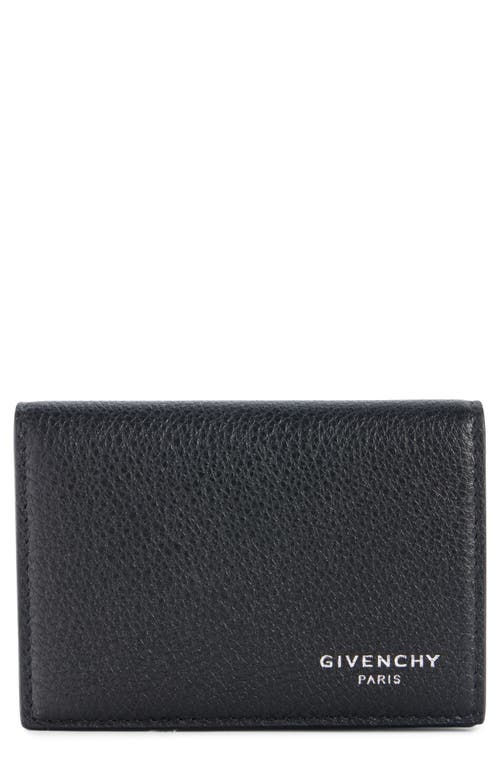 Givenchy Flower Leather Wallet Accessories In Black