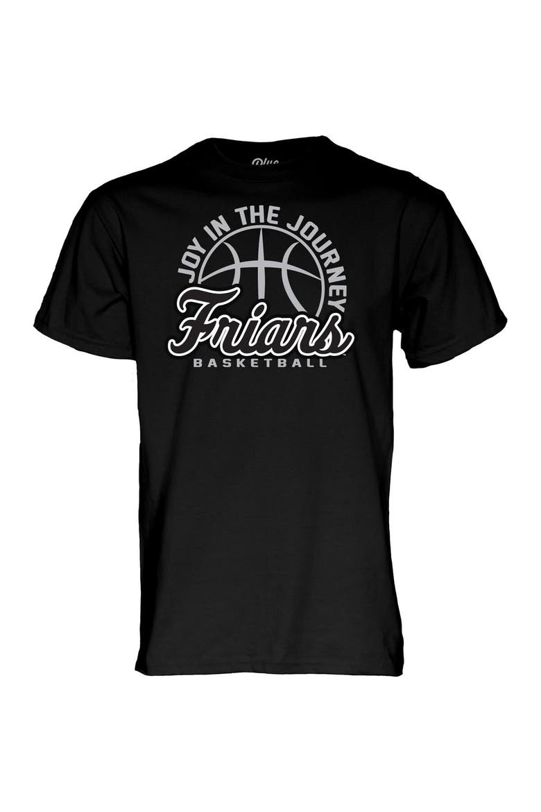 Unisex Blue 84  Black Providence Friars Women's Basketball Joy In The Journey T-Shirt, Alternate, color, Black