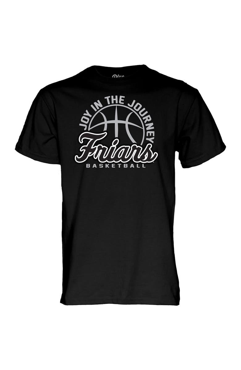 BLUE 84 Unisex Blue 84  Black Providence Friars Women's Basketball Joy In The Journey T-Shirt, Alternate, color, Black