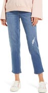 1822 Denim Re:Denim Over the Bump Ankle Straight Leg Maternity Jeans