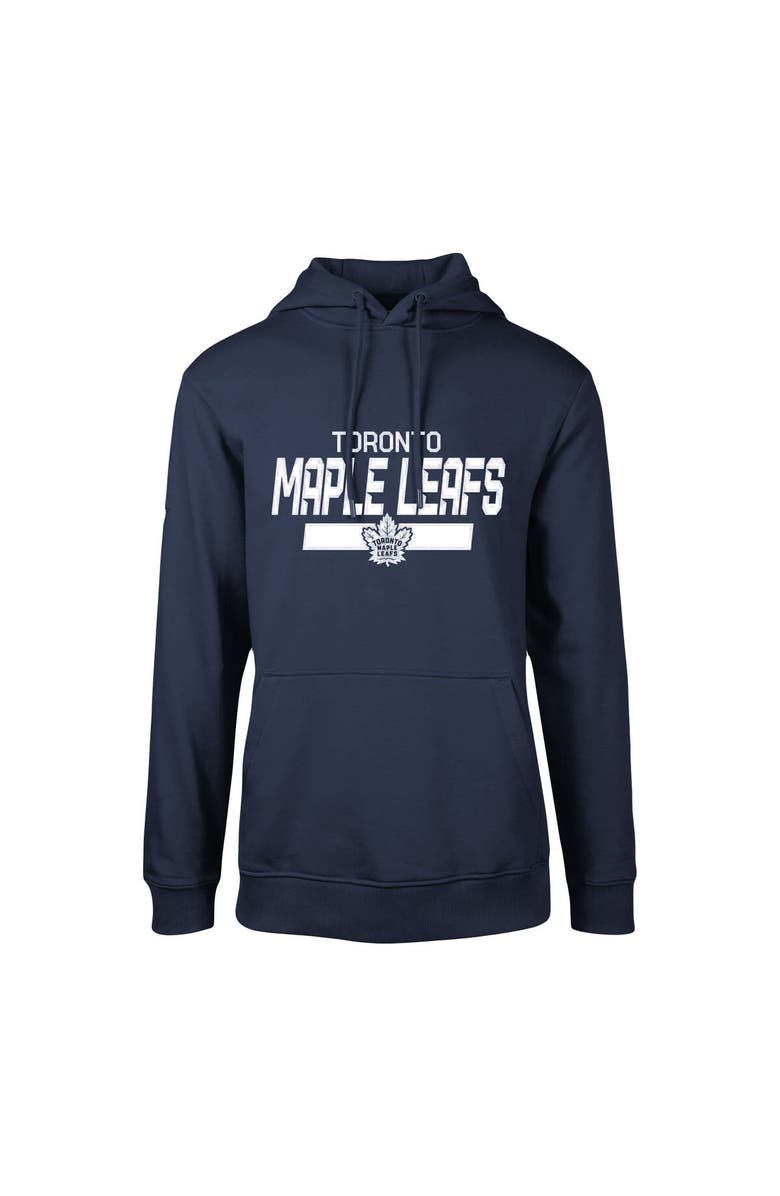 LEVELWEAR Men's Levelwear Auston Matthews Navy Toronto Maple Leafs Podium Name & Number Pullover Hoodie, Alternate, color, 