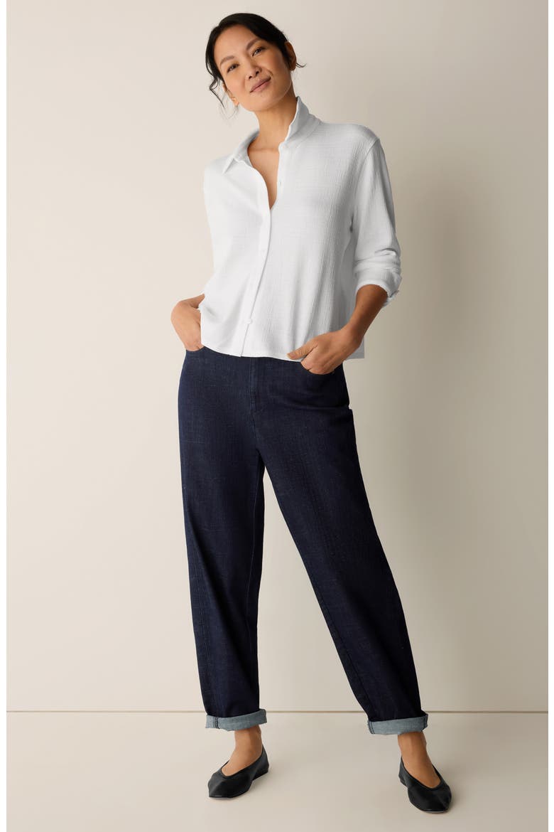Ankle Lantern Jeans, Alternate, color, DEEP INDIGO