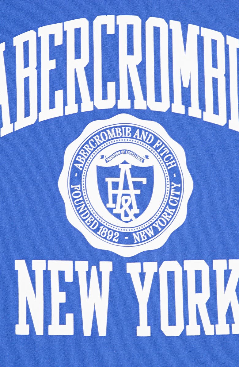 abercrombie kids Kids' Collegiate Tee, Alternate, color, Dazzling Blue
