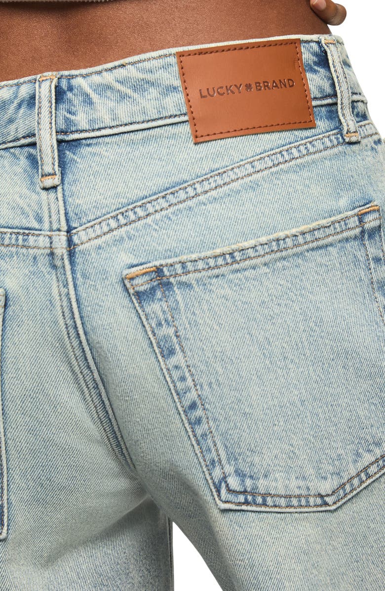 Lucky Brand Baggy Cutoff Denim Shorts, Alternate, color, Brat Energy Wash