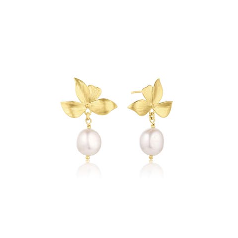 Maeve Pearl Drop Earrings