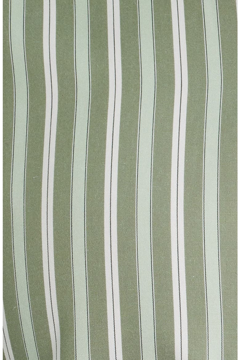 Thomas Mason Regular Fit Stripe Cotton Button-Up Shirt, Alternate, color, SAGE