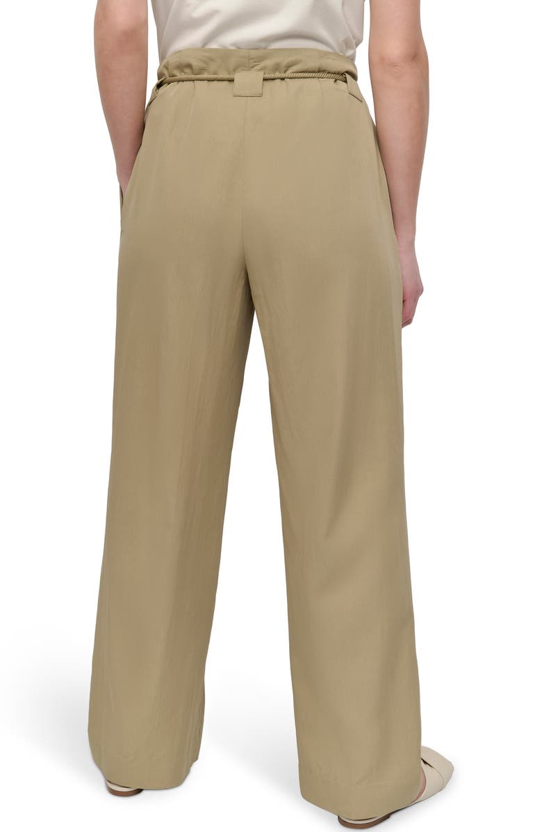 DKNY Rope Tie Wide Leg Pants, Alternate, color, 