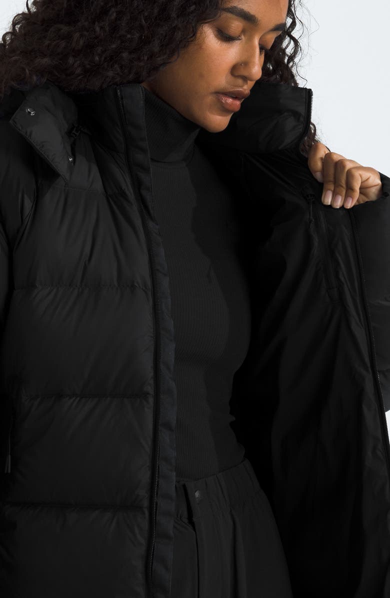The North Face Hydrenalite<sup>™</sup> City 600 Fill Power Down Hooded Parka, Alternate, color, Tnf Black
