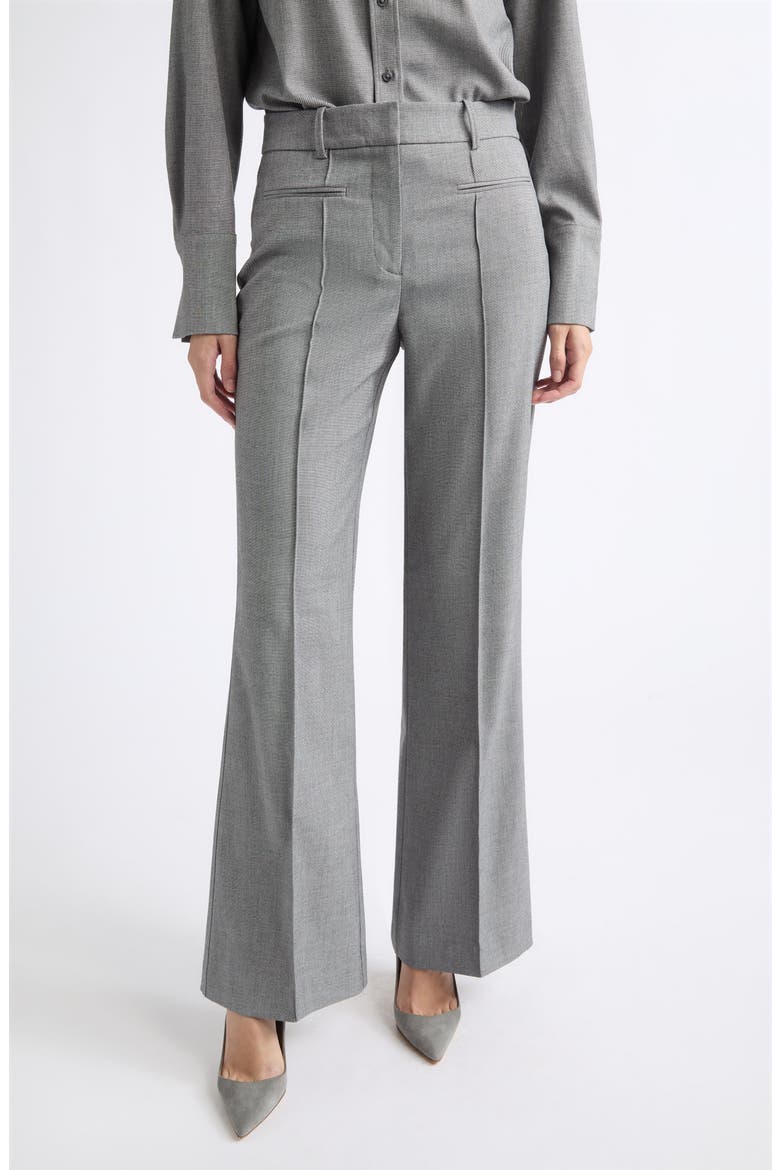 Rosaria Pintuck Pleat Pants, Main, color, GREY