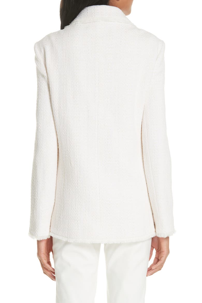Oversize Tweed Blazer, Alternate, color, IVORY