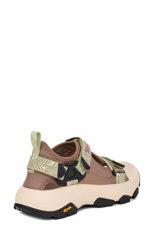 Teva Grandview Max Sandal In Caribou/seedling