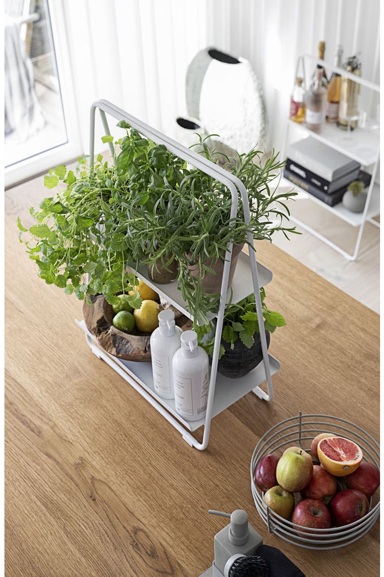 A-Collection Small Organizer Rack, Alternate, color, WHITE