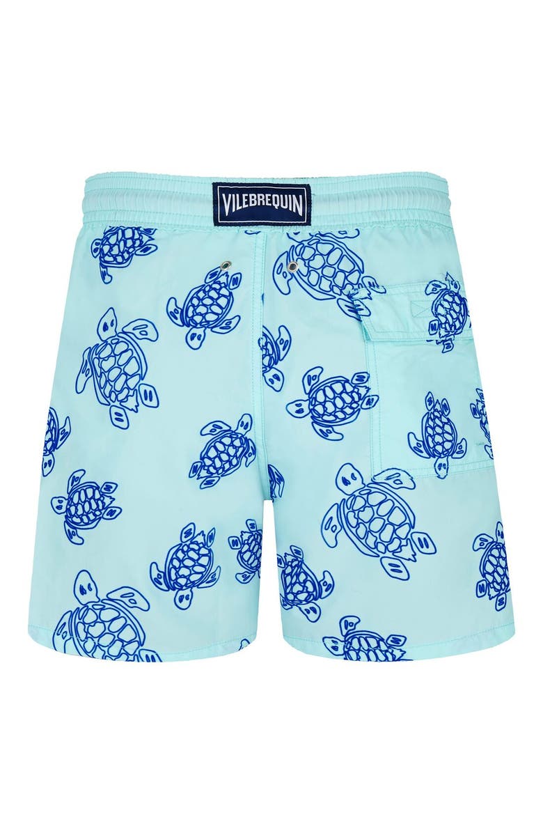 Vilebrequin Men's Flock Ronde Des Tortues Swim Trunks, Alternate, color,