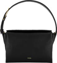 Vince Sidney Boxy Nappa Leather Shoulder Bag