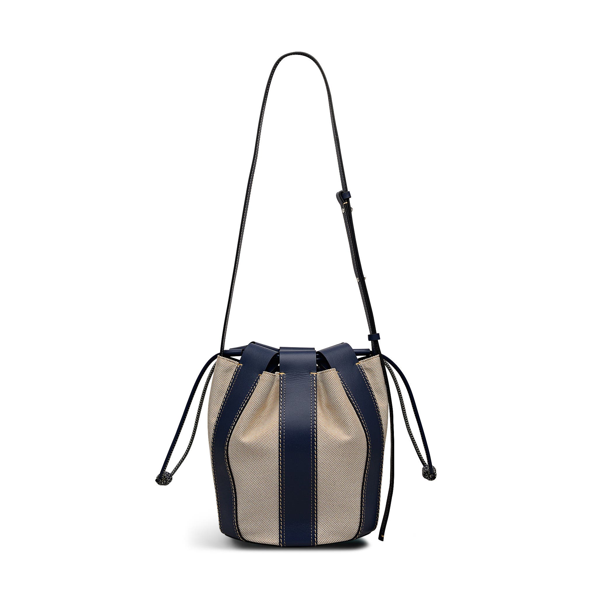 The Flora Medium Drawstring Crossbody Bag, Alternate, color, Naval