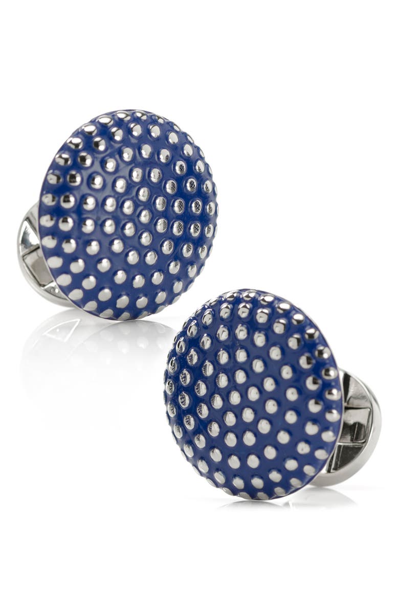 Cufflinks, Inc. Dot Cuff Links, Main, color, Navy