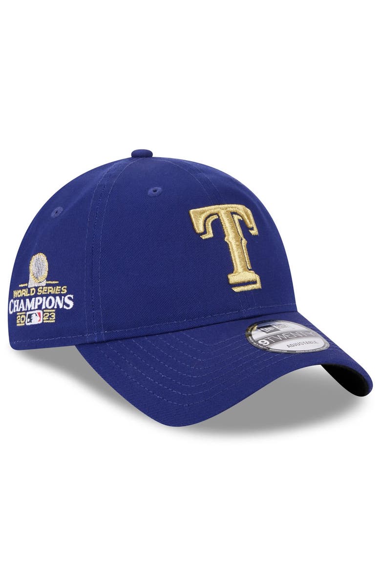 New Era Men's New Era  Royal Texas Rangers 2024 Gold Collection 9TWENTY Adjustable Hat, Main, color, Royal