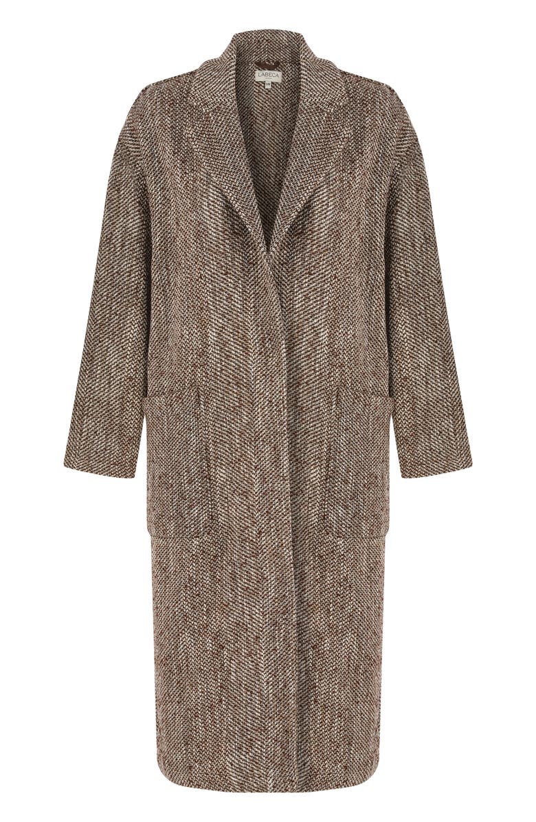 Labeca London Oversized Herringbone Coat, Alternate, color,