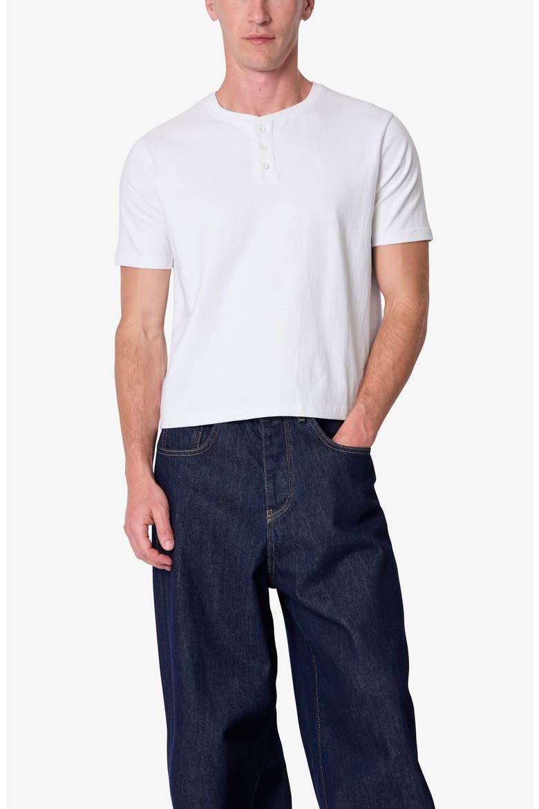 Baby Henley T-Shirt, Main, color, WHITE